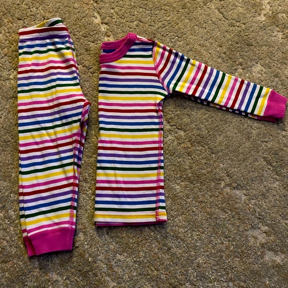 Rainbow stripe pajama set 🌈 - Picture 1 of 1